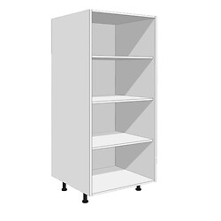 Caisson de cuisine armoire - hauteur 1680 mm / profondeur 580 mm / largeur 600 mm - coloris blanc