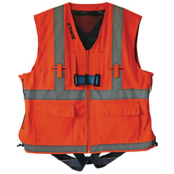 Harnais HT22 avec veste réfléchissante orange taille XL