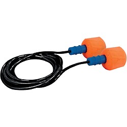 Bouchons d'oreilles EZ-Twist avec cordon - boîte de 100
