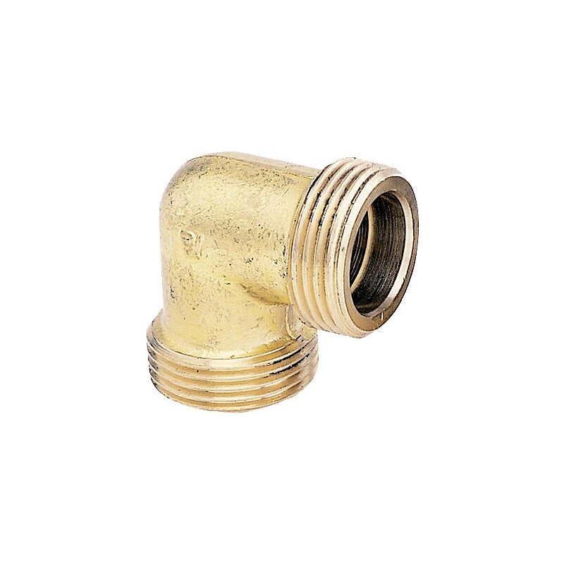 Coudés En Laiton 90° - Lot De 2, 3/4 AG X 3/4 AG (DN20) | Pour Installations Sanitaires, Eau Potable, Chauffage