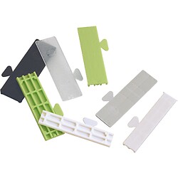 Cales de vitrage Bindy 16 x 80 mm épaisseurs de 1 mm à 5 mm panachées en boîte de 1000