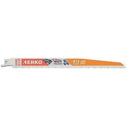 Lames de scies sabres multi matériaux K13, 228x22x1,3 mm, 10/14 dents/pouce, carte de 5