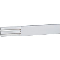 Moulure DLPlus 20x12,5 1 compartiment longueur 2,10 mètres blanc