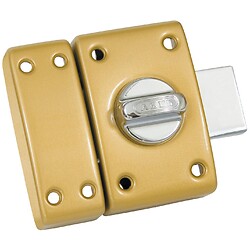 Verrou bronze à bouton avec un cylindre de 40 mm