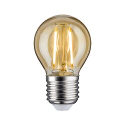 Lampe LED Sphèrique Doré lumière dorée