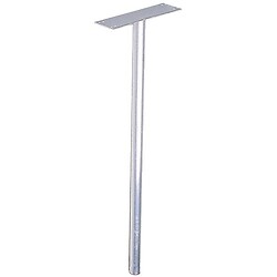 Piètement de boîte aux lettres Decayeux - Ø 45 x 1100 mm - gris anthracite RAL 7016