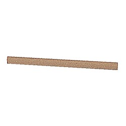 Pierre d'affûtage à main, forme ronde, dimensions 10x100 mm, grain moyen