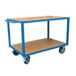 Servante d'établi 2 plateaux bois 500 kg, plateau 1200x800 mm