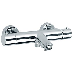 Mitigeur thermostatique bain/douche mural Milo C3 chromé