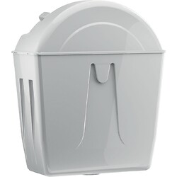 Réservoir WC blanc attenant Waterflush à déclencheur coulissant et sans mécanisme de chasse