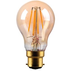 Lampe LED GLS à filament ambrée Vintage