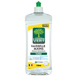 Liquides vaisselle et mains sans parfum et hypoallergénique écologique bidon de 750ml