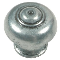 Bouton rustique Ø 30 mm zamak vieux fer - 6300