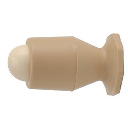 Butoir de plinthe en plastique diamètre 32 en longueur 68 coloris beige