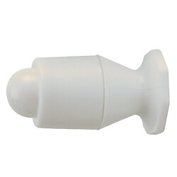 Butoir de plinthe en plastique diamètre 32 en longueur 80 coloris blanc