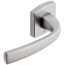 Béquille double sur rosace ligne Muze chromé velours