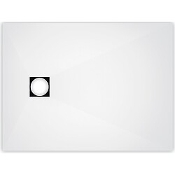 Revêtement prêt à poser Fundo Top pour receveur Primo 1200 x 900 mm excentré coloris blanc