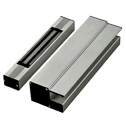 Ventouse électromagnétique sur profil, 300 kg en 300 mm blanc