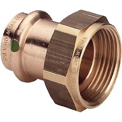Raccord bronze F CU diamètre 28 écrou 26x34