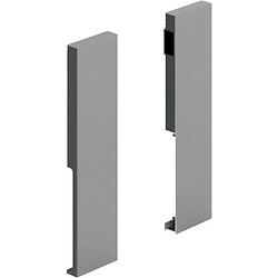 Raccords de facade à l'anglaise - hauteur 218 mm - Finition argent