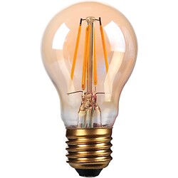 Lampe GLS LED Filament ambrée 4 W 2500K 380 lm E27