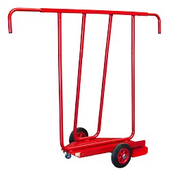 Chariot porte-panneaux 400 kg roues caoutchouc Ø 250 mm