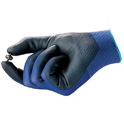 Gants manutention fine bleu noir HyFlex® 11-618