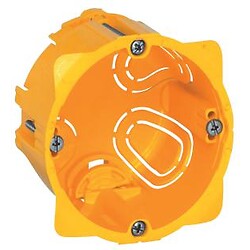Boîte monoposte Batibox cloison sèche vis/griffe 1 poste profondeur 40 mm