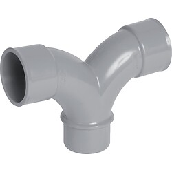 Coude double PVC 87°30 diamètre 50 M/F parallèle OJ8