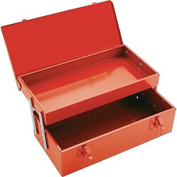 Boîte à outils vide métallique 2 cases SAM-591-PBV