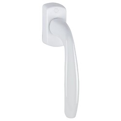 Levier pour OF/OB ligne New York Secustik carré 7 x 32 à 42 mm vis de 5x45 mm argent