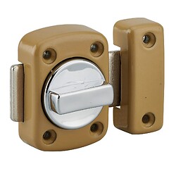 Verrou automatique type Alouette en largeur de 50 mm finition bronze
