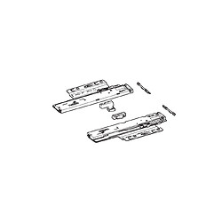 Système d'ouverture Push to open pour coulisses Quadro YOU Silent System - 10/30kg