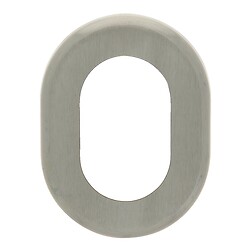 Rosace ovale pour perçage A2P** laiton nickel mat