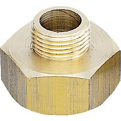 Mamelon laiton réduit mâle F202x7 M15x21 - finition brut