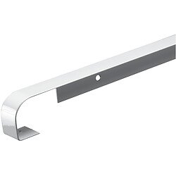 Profils plans de travail aluminium longueur 670 mm - Jonction bord à bord Polyrey épaisseur 38 mm rayon 3-5