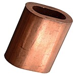 Manchon cuivre pour câble inox Ø 5mm sachet de 10 pièces