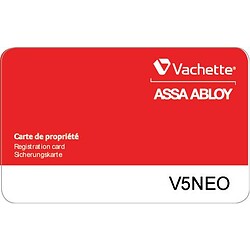 Cylindre double à bouton breveté type Néo à clé protégée varié 3 clés 30 x B30