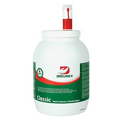 Savon gel microbilles Classic pour salissures industrielles moyennes bidon avec pompe de 2,8l