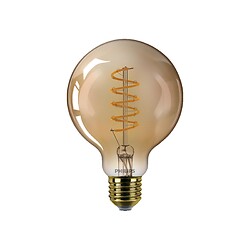 Lampe LED globe filament E27 ambré