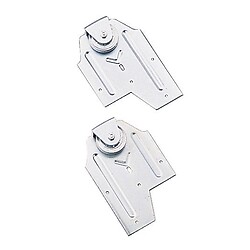Monture à galet pour portes à déplacement droit en fer plat - type Sport 400