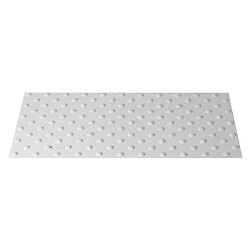 Dalles podotactiles d'éveil à la vigilance auto-adhésive à usage extérieur Waccess - 815 x 400 mm - blanc