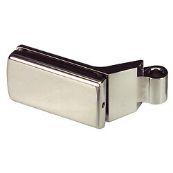 Paumelles de miroiterie 4200 finition chromé brillant - sachet de 2