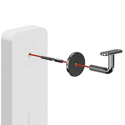 Supports de main-courante ronde diamètre 42,4 mm mural - à visser - fixation M8 invisible - inox 304 - boîte de 2
