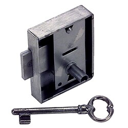 Serrure de style pour armoire droite - Axe à 25 mm - PM305-25 D