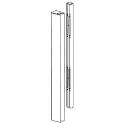 Ventouses électromagnétiques sur profil, 2 x 300 kg en 2500 mm argent
