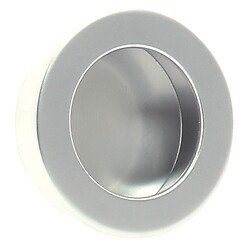 Poignée cuvette ronde Ø extérieur 40 mm Ø intérieur 35 mm - laiton finition chromé mat
