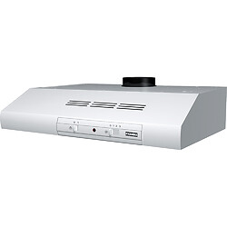 Hotte visière 632, coloris blanc, largeur 600