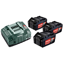 Pack énergie sans fil 18V 3 batteries 5,2Ah Li-Power + chargeur ASC 55