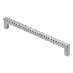 Poignée en zamak STRETCH, entraxe 160, finition inox brossé